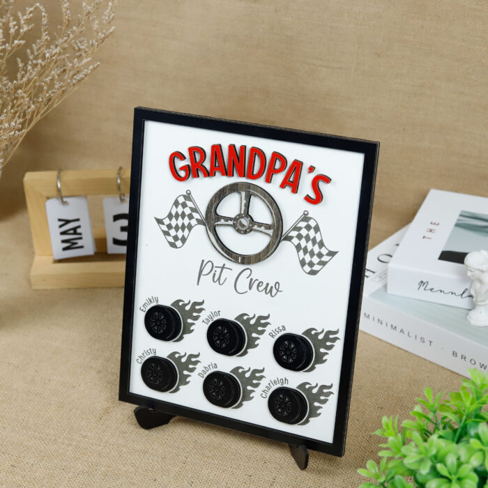 Custom Grandpa Sign |  Personalized Wooden Keepsake | Personalized Gift for Grandpa - Image 4