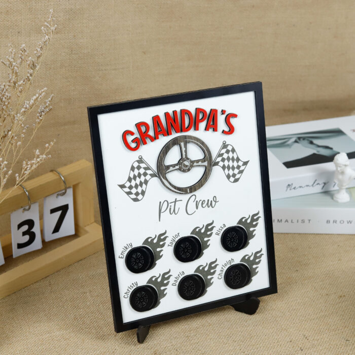 Custom Grandpa Sign |  Personalized Wooden Keepsake | Personalized Gift for Grandpa - Image 5