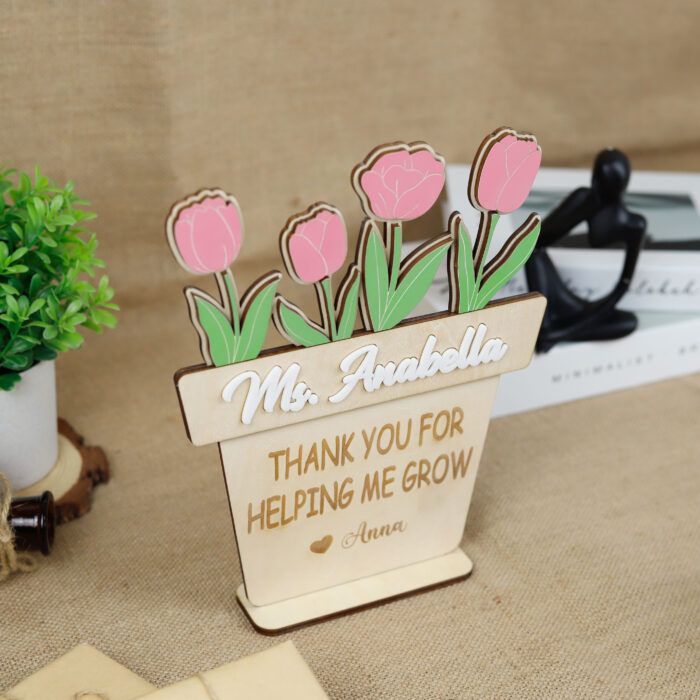 Personalized Teacher Name Sign |  Custom Classroom Decor | Teacher Appreciation Gift - Image 4