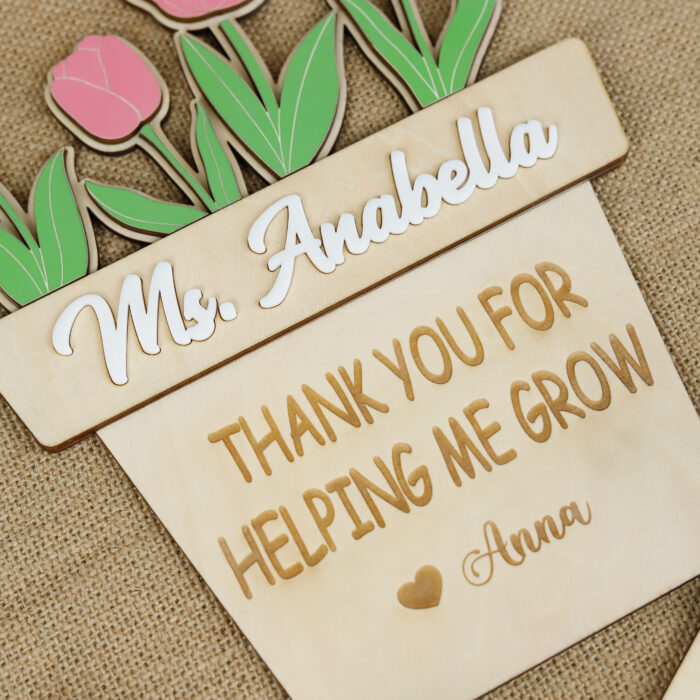 Personalized Teacher Name Sign |  Custom Classroom Decor | Teacher Appreciation Gift - Image 9