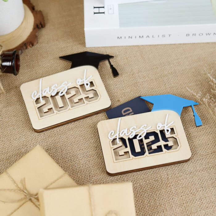 Custom Graduation Gift Card Holder 2025 | Personalized 2025 Grad Card Holder | Class of 2025 Graduation Keepsake - Image 5