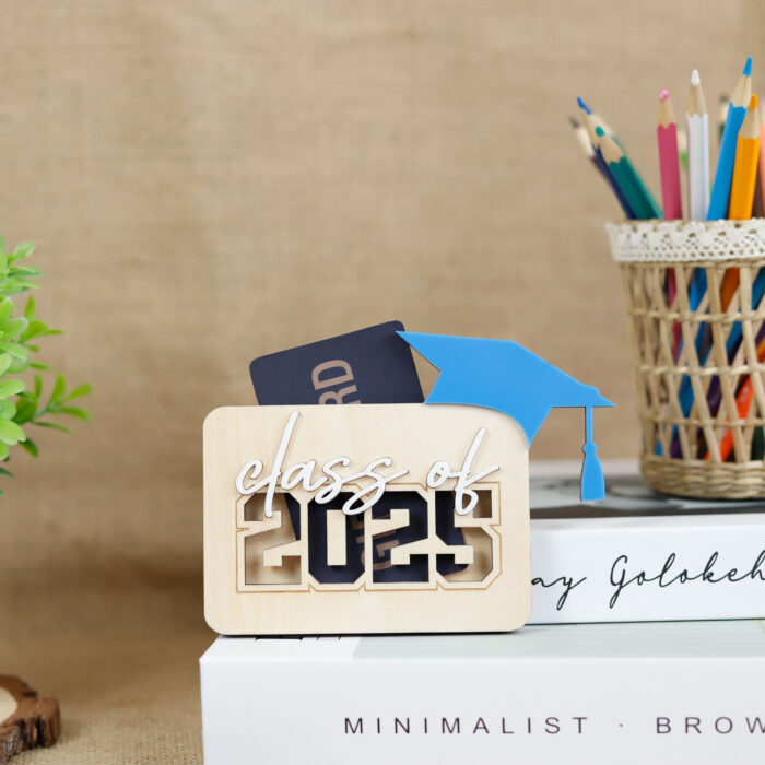 Custom Graduation Gift Card Holder 2025 | Personalized 2025 Grad Card Holder | Class of 2025 Graduation Keepsake - Image 6