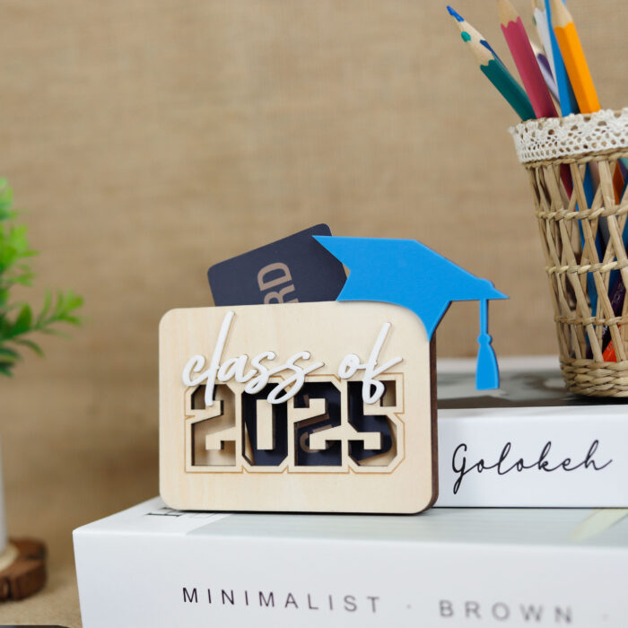 Custom Graduation Gift Card Holder 2025 | Personalized 2025 Grad Card Holder | Class of 2025 Graduation Keepsake - Image 7