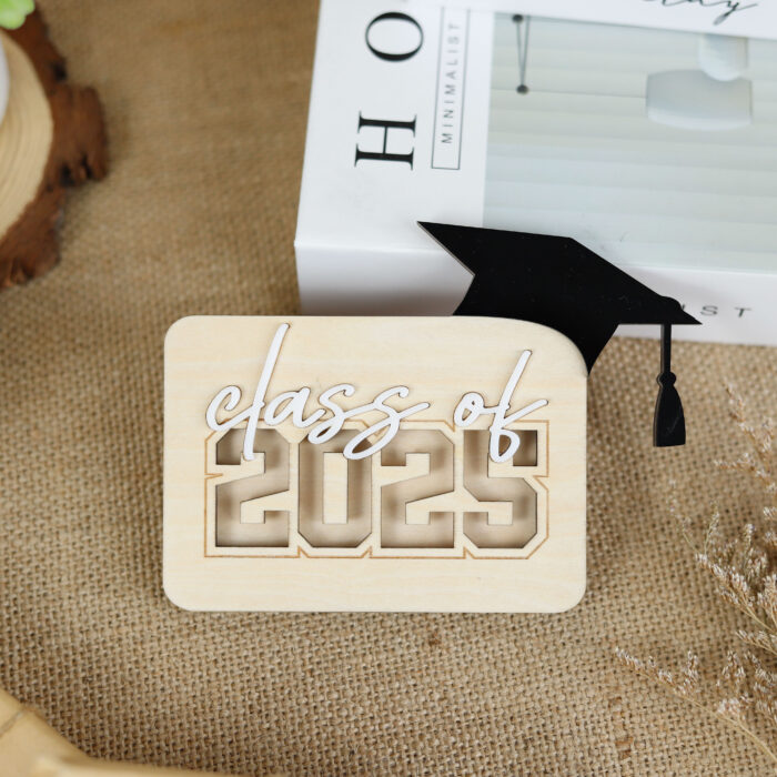 Custom Graduation Gift Card Holder 2025 | Personalized 2025 Grad Card Holder | Class of 2025 Graduation Keepsake - Image 9