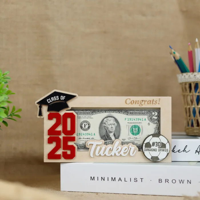 Graduation Money Holder | Personalized Cash Gift for Grads | Personalized Grad Money Holder