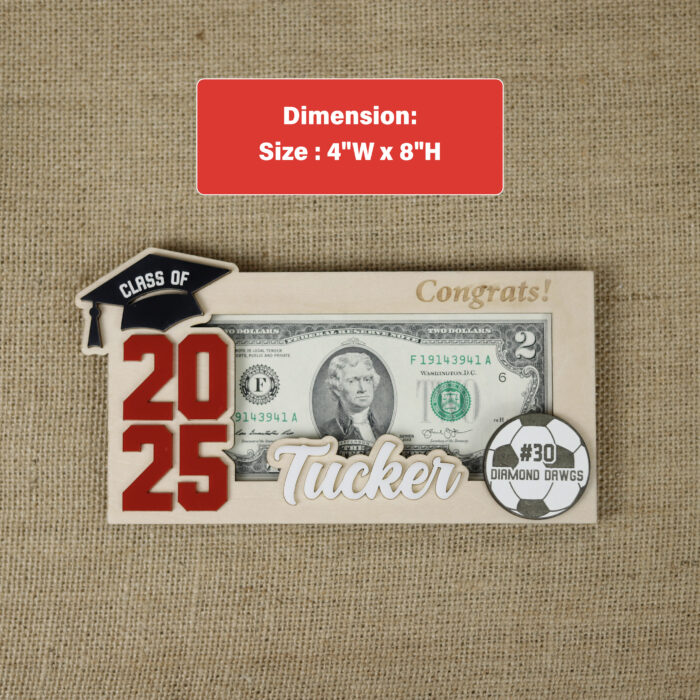 Graduation Money Holder | Personalized Cash Gift for Grads | Personalized Grad Money Holder - Image 2