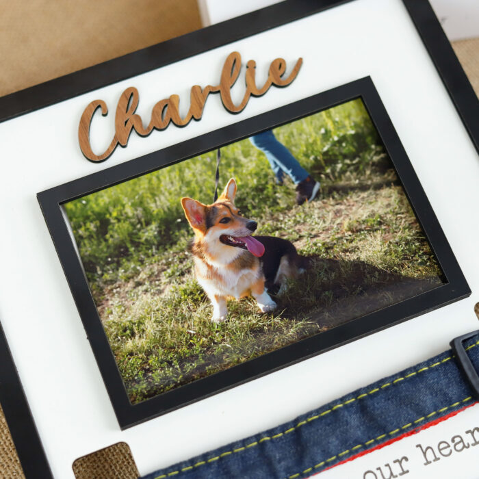 Custom Dog Memorial Collar Display Sign | Personalized Dog Collar Holder | Elegant Wood Dog Memorial Collar Stand - Image 7