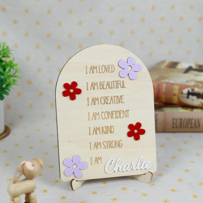 Personalized Kids Name Sign| Custom Children’s Name Plaque| Fun Wooden Name Sign for Kids - Image 5