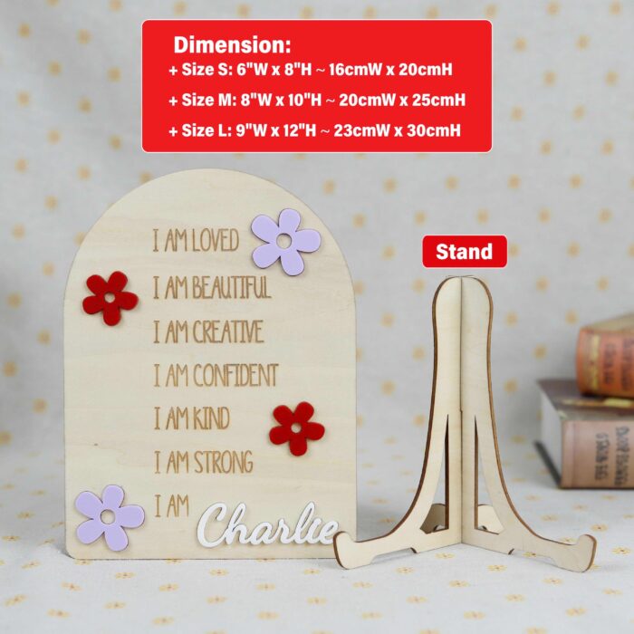 Personalized Kids Name Sign| Custom Children’s Name Plaque| Fun Wooden Name Sign for Kids - Image 2