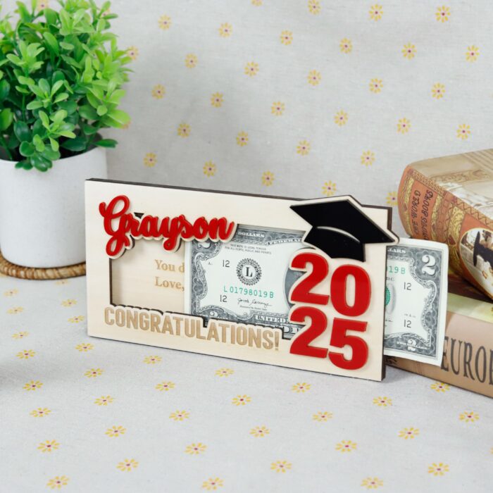 Custom Graduation Money Holder| Personalized Grad Cash Card| 2025 Graduation Money Holder - Image 6