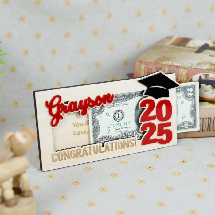 Custom Graduation Money Holder| Personalized Grad Cash Card| 2025 Graduation Money Holder - Image 11