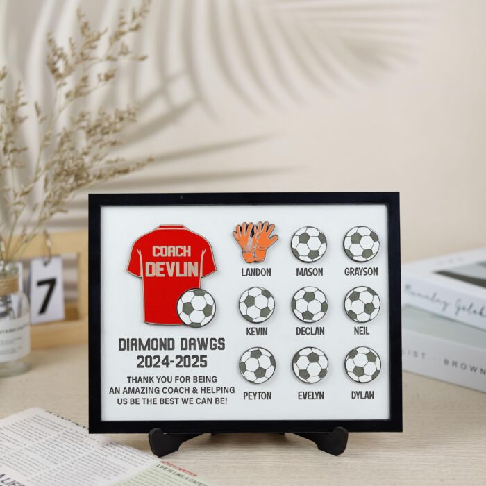 Custom football coach gift