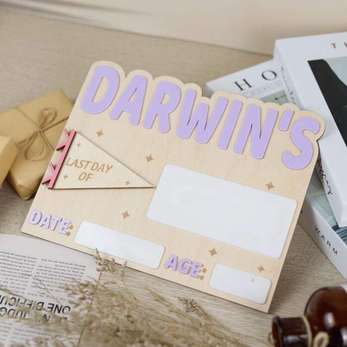 First & Last Day School Sign | Custom School Milestone Board | Personalized Back to School Sign - Image 6