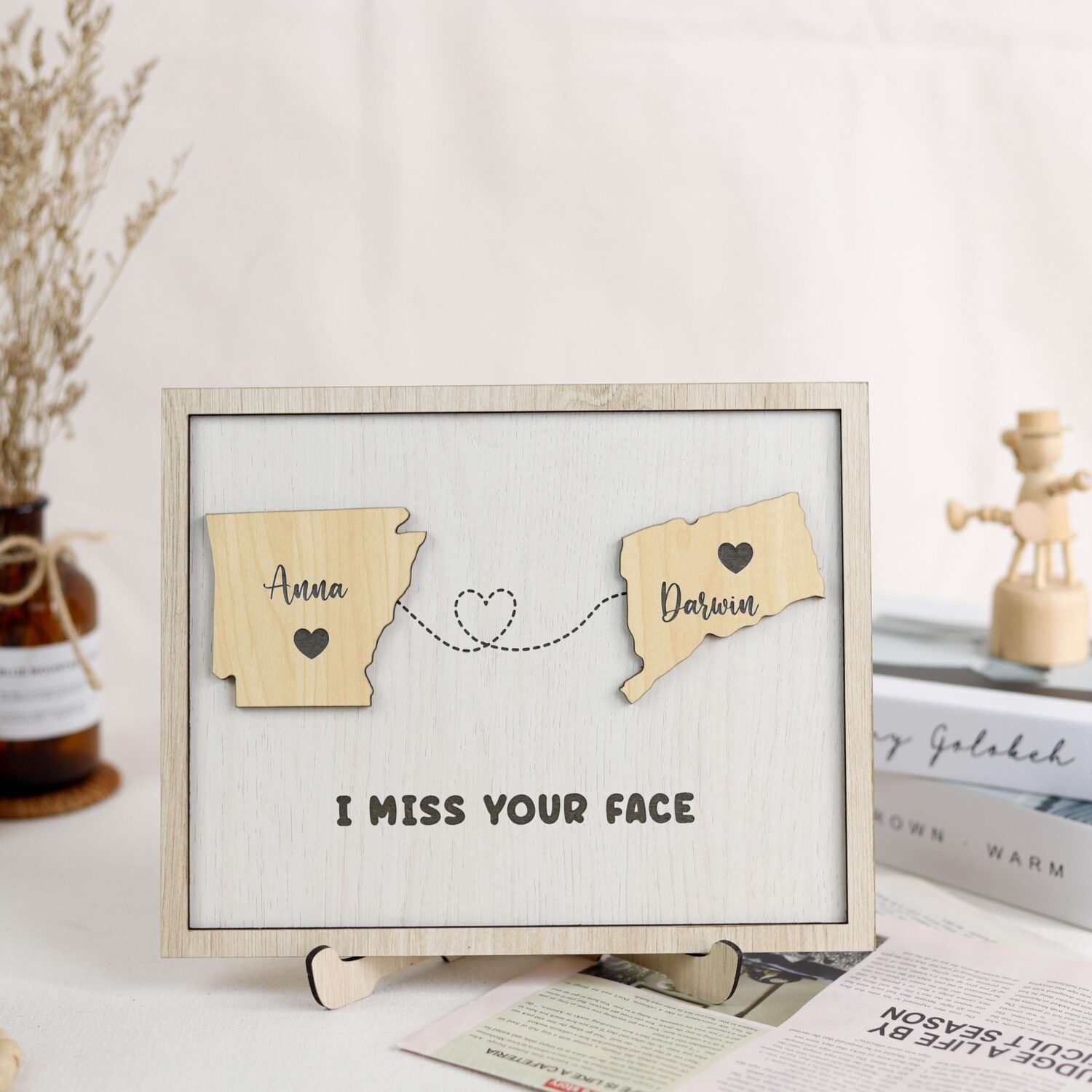 Long distance couple gift