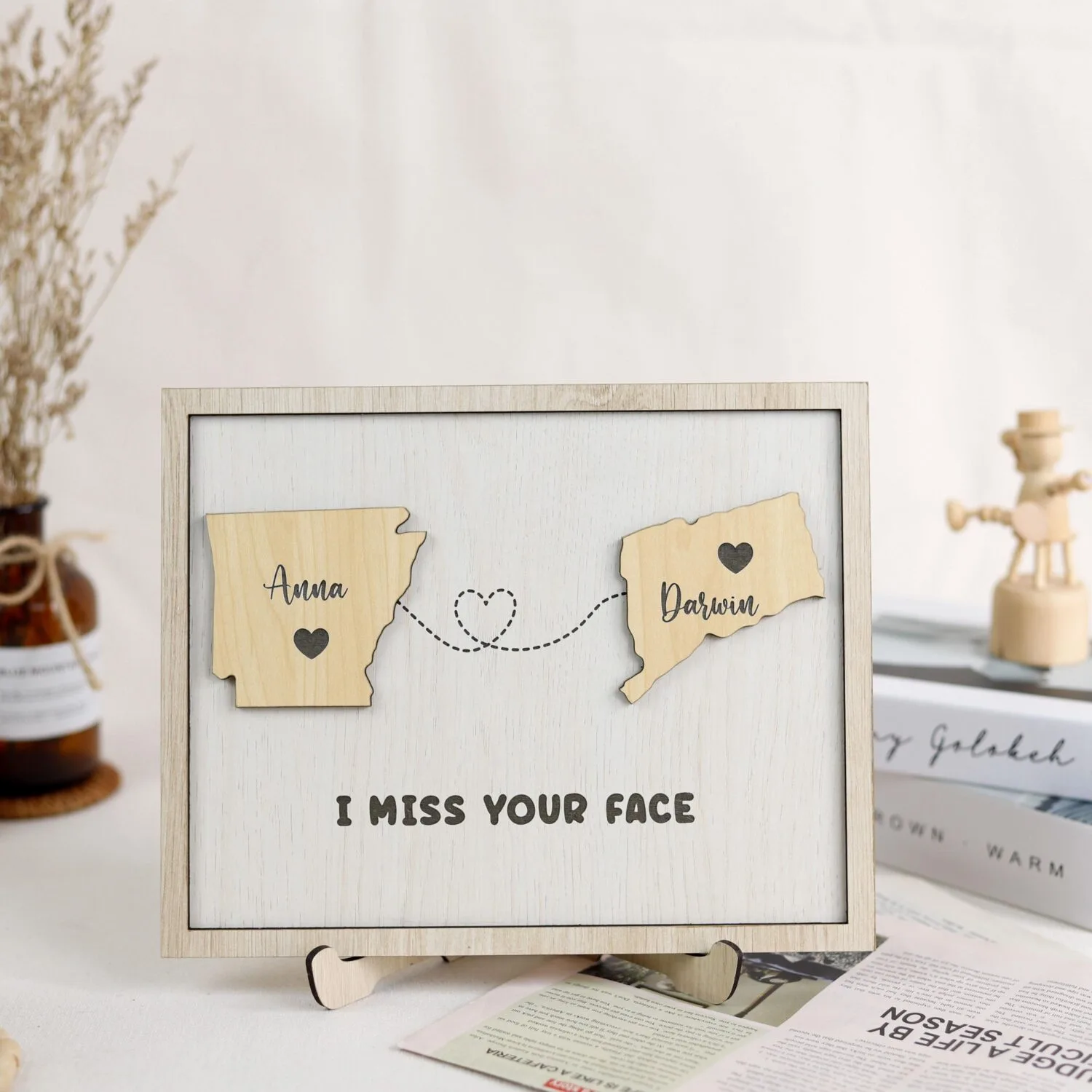Long distance couple gift