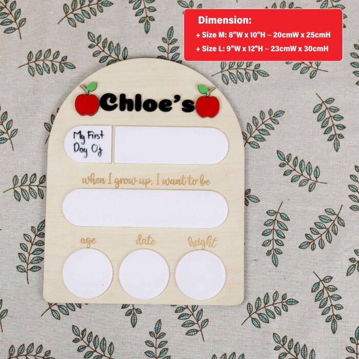 Personalized First Day of School Sign| Custom Back to School Board| First Day Sign for Kids - Image 2