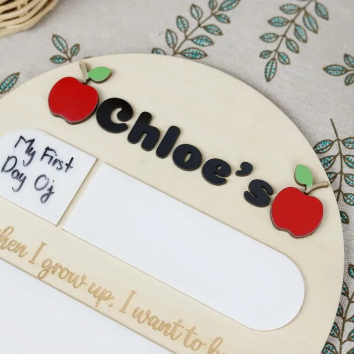 Personalized First Day of School Sign| Custom Back to School Board| First Day Sign for Kids - Image 6