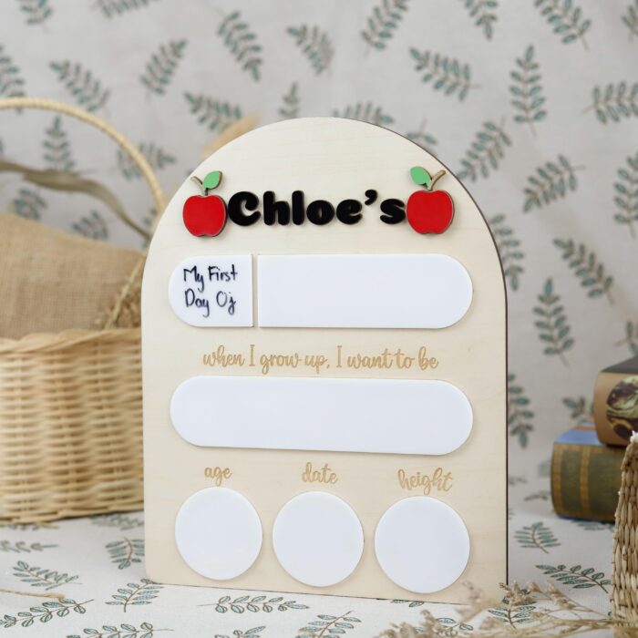 Personalized First Day of School Sign| Custom Back to School Board| First Day Sign for Kids - Image 4
