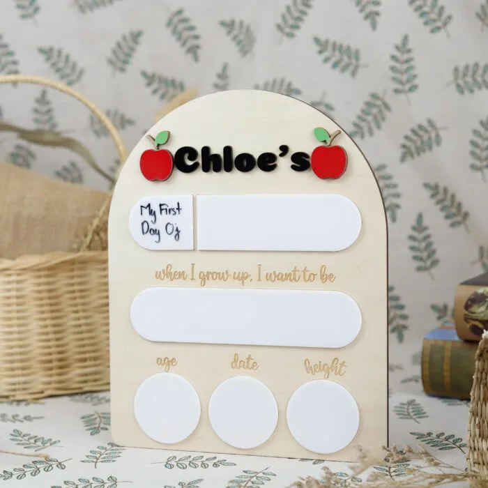 Personalized First Day of School Sign| Custom Back to School Board| First Day Sign for Kids - Image 4