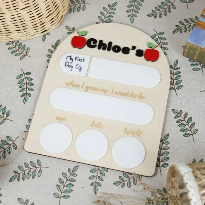 Personalized First Day of School Sign| Custom Back to School Board| First Day Sign for Kids - Image 9