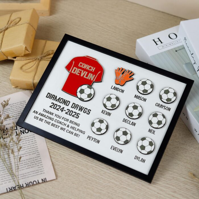 Football Coach Thank You Plaque| Custom Football Coach Gift| Coach Appreciation Gift for Football - Image 6