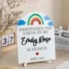 Rainbow Baby Announcement Sign| Custom Rainbow Baby Reveal Gift| Rainbow Baby Pregnancy Reveal - Image 6