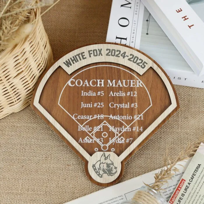 Custom Baseball & Softball Plaque | Personalized Player Award | A Keepsake of Pride
