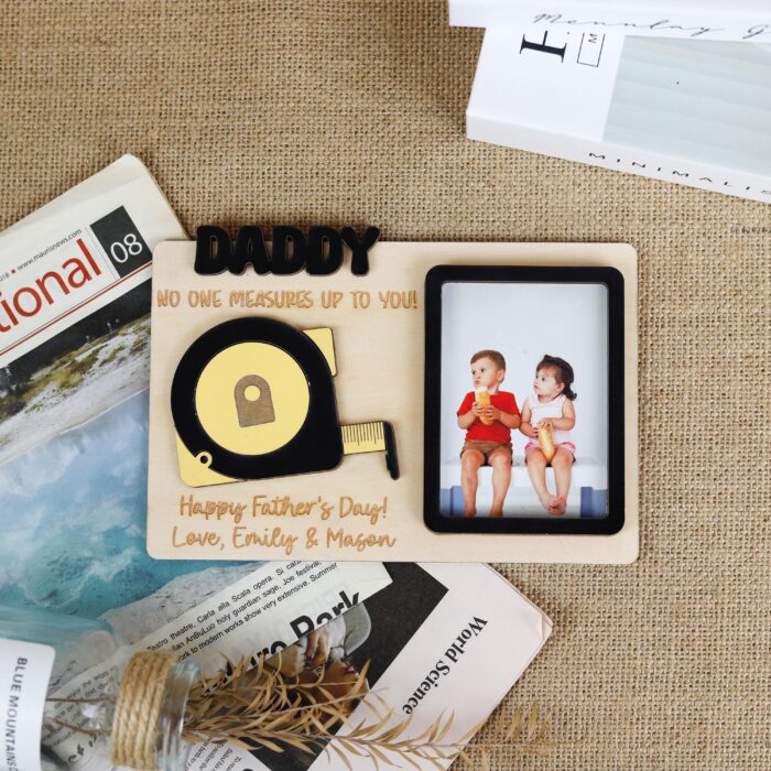 Personalized Photo Frame Gift He’ll Treasure | Custom Grandpa Picture Frame |  Personalized Thank You Frame for Grandpa - Image 6