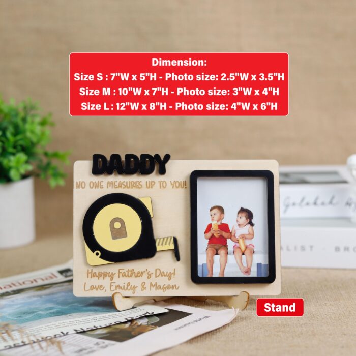 Personalized Photo Frame Gift He’ll Treasure | Custom Grandpa Picture Frame |  Personalized Thank You Frame for Grandpa - Image 2