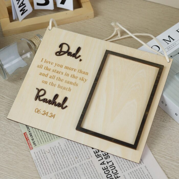 Best Dad Photo Frame | Custom Dad Picture Frame | Father’s Day Gift Frame - Image 6