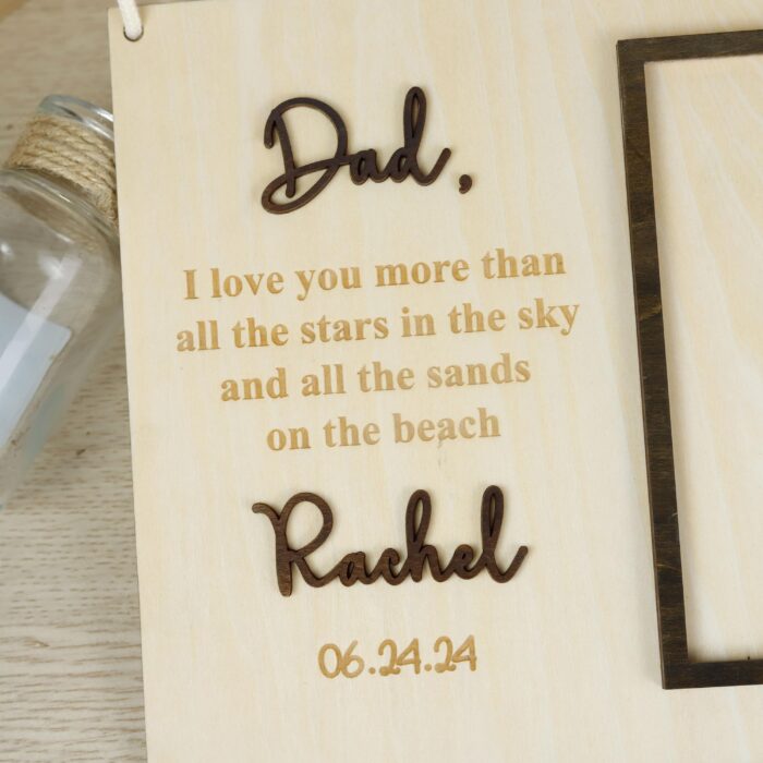 Best Dad Photo Frame | Custom Dad Picture Frame | Father’s Day Gift Frame - Image 4