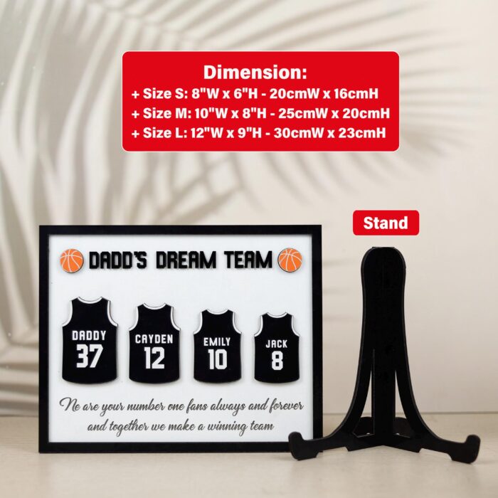 Custom Dream Team Shirt | Personalized Basketball Tee | Dream Team Basketball Shirt - Image 2
