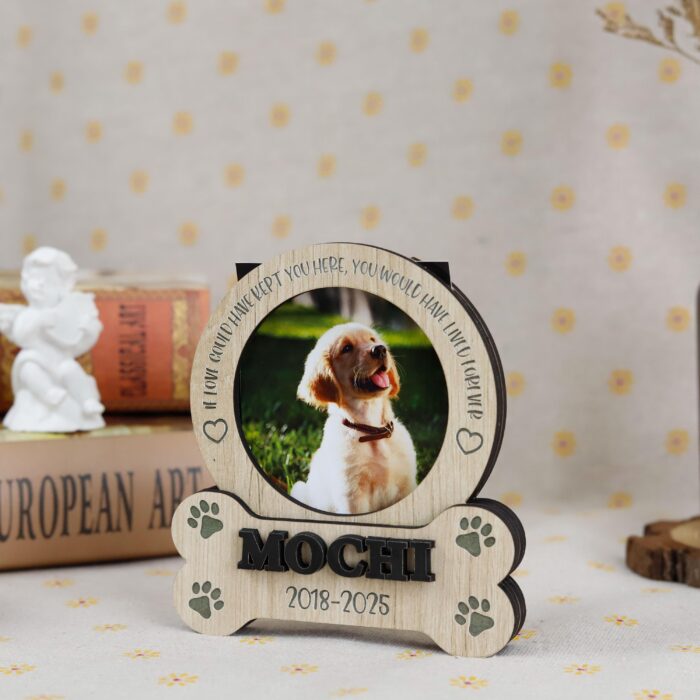 Personalized Dog Memorial Sign | Engraved Dog Remembrance Gift | Dog Memorial Wooden Sign - Image 7
