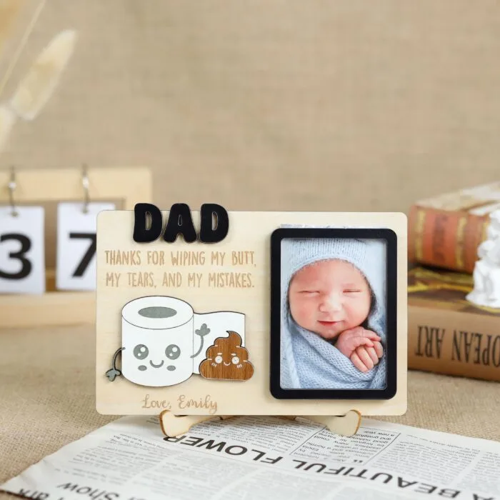 Custom Dad Photo Frame for Heartfelt Laughs
