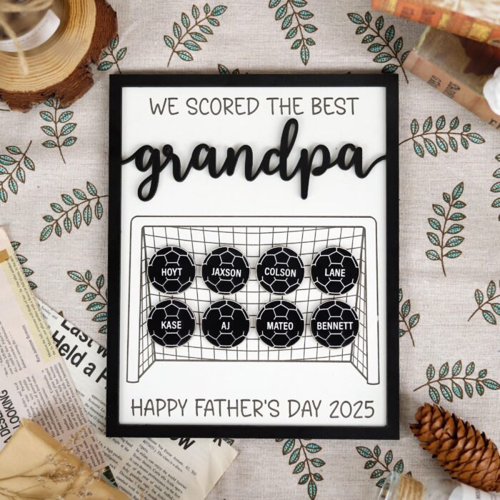 Custom Grandpa Frame | Personalized Grandad Photo Gift | Wooden Picture Frame for Grandpa - Image 3
