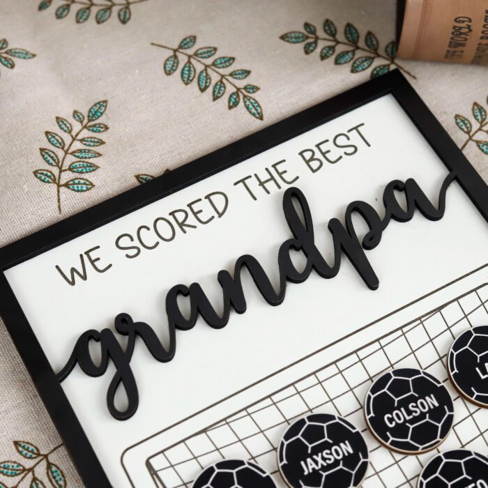 Custom Grandpa Frame | Personalized Grandad Photo Gift | Wooden Picture Frame for Grandpa - Image 7