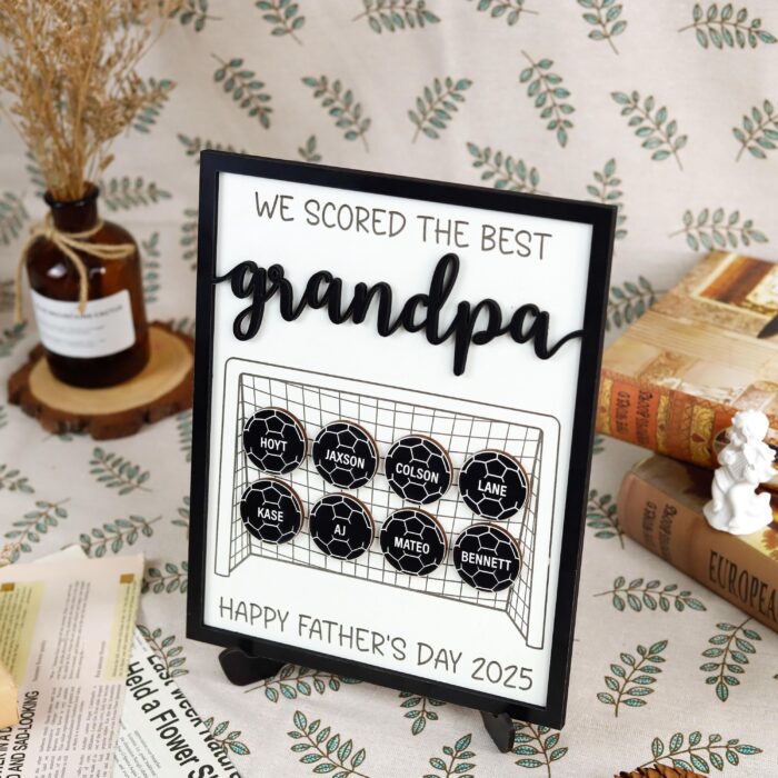 Custom Grandpa Frame | Personalized Grandad Photo Gift | Wooden Picture Frame for Grandpa - Image 5