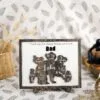 Custom Papa Bear Sign| Personalized 3D Dad Plaque | Papa Bear Father’s Day Gift