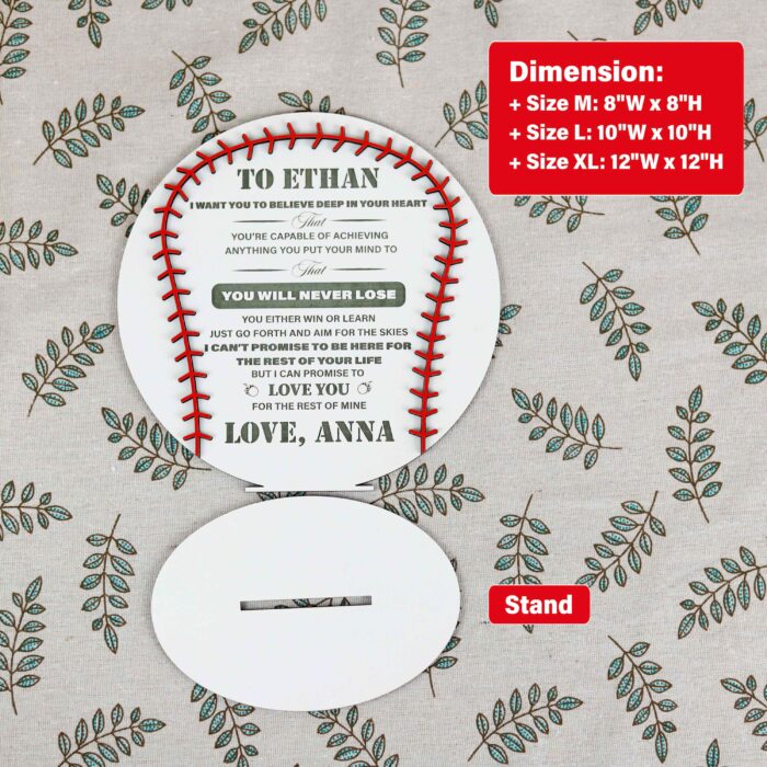 Personalized Baseball Gift for Grandson| Grandson Baseball from Grandpa or Grandma| Custom Baseball for Grandson - Image 2