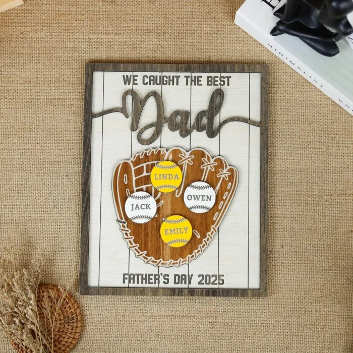 Personalized Grandkids Name Sign | Custom Grandpa Sign | Personalized Decor Full of Love - Image 4