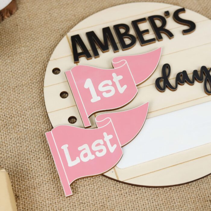 Personalized School Pennant | Custom Name School Sign | Back to School Photo Prop - Image 7