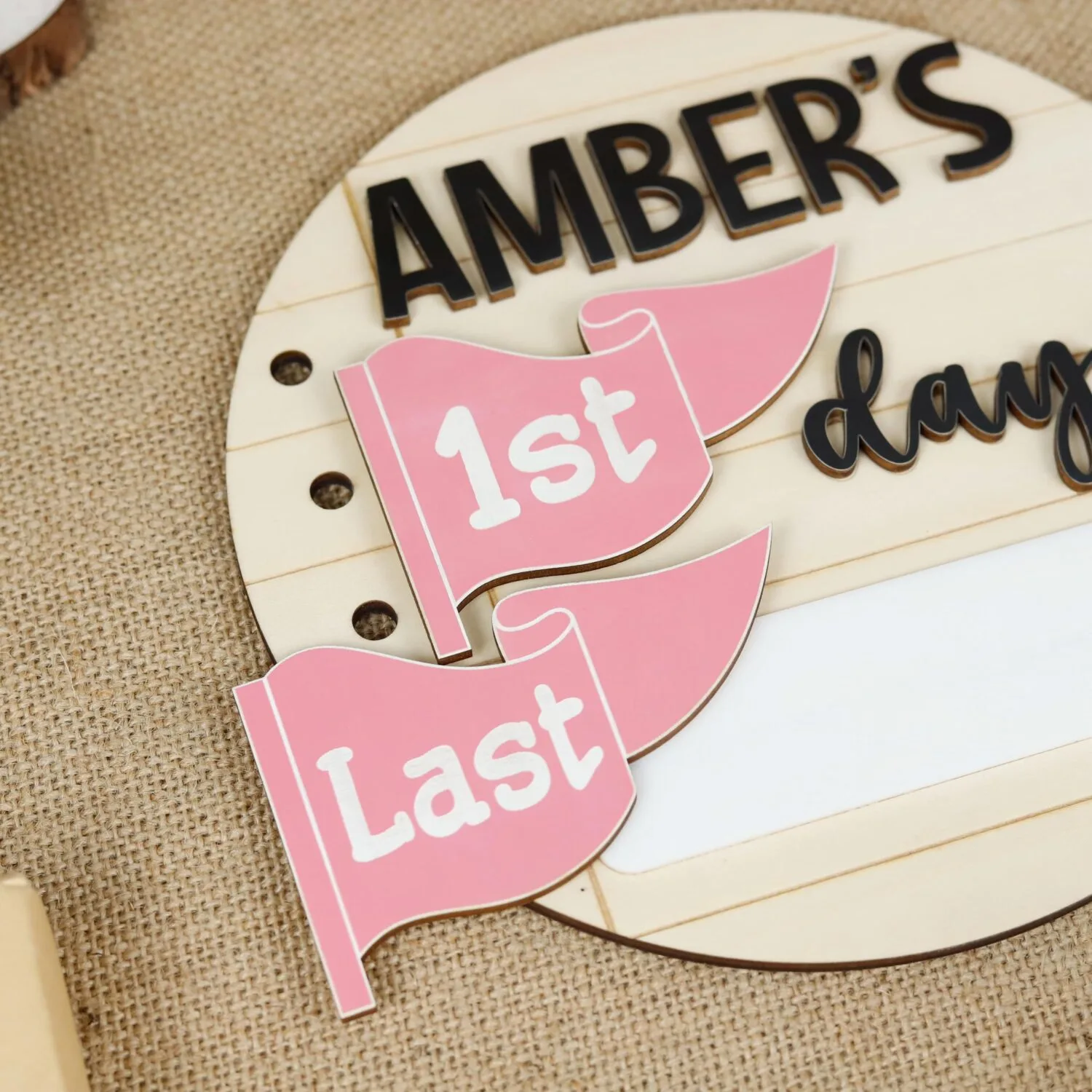 Personalized School Sign Pennant – Custom Name Back to School Prop | Custom School Sign – Personalized Pennant for Back to School Photos - Image 7