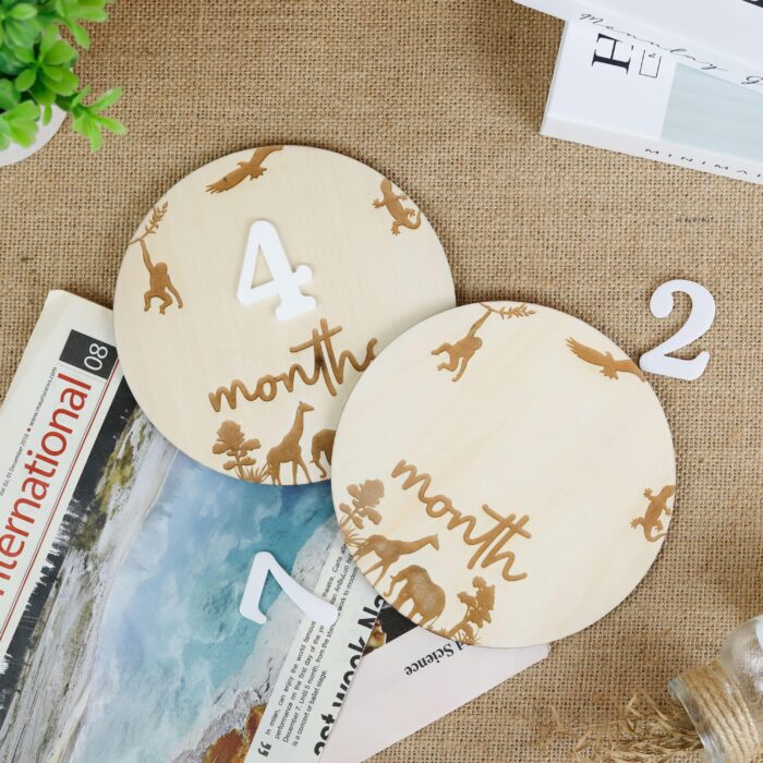 Custom Jungle Baby Birth Sign| Personalized Jungle Birth Stat Sign| Jungle Baby Birth Keepsake Gift - Image 9