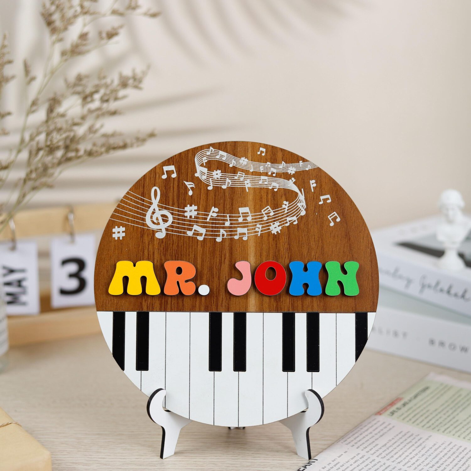 3D music classroom sign