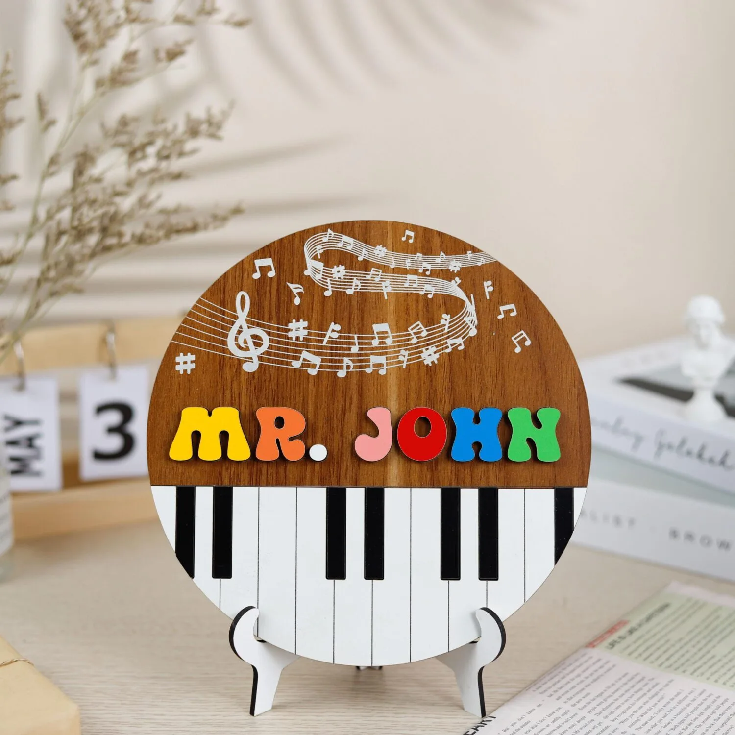 3D music classroom sign