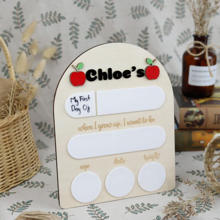 Personalized First Day of School Sign| Custom Back to School Board| First Day Sign for Kids - Image 10