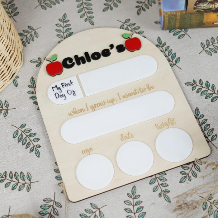 Personalized First Day of School Sign| Custom Back to School Board| First Day Sign for Kids - Image 3