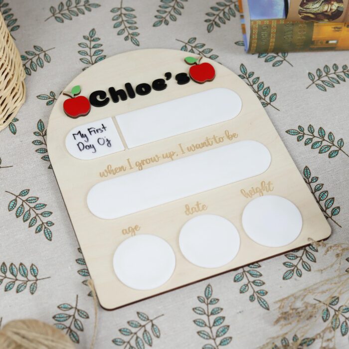 Personalized First Day of School Sign| Custom Back to School Board| First Day Sign for Kids - Image 8
