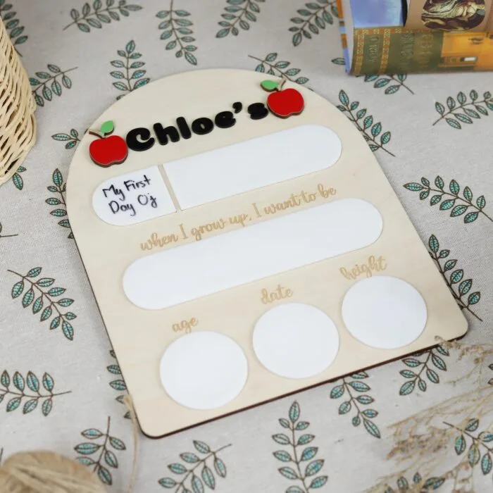 Personalized First Day of School Sign| Custom Back to School Board| First Day Sign for Kids - Image 8
