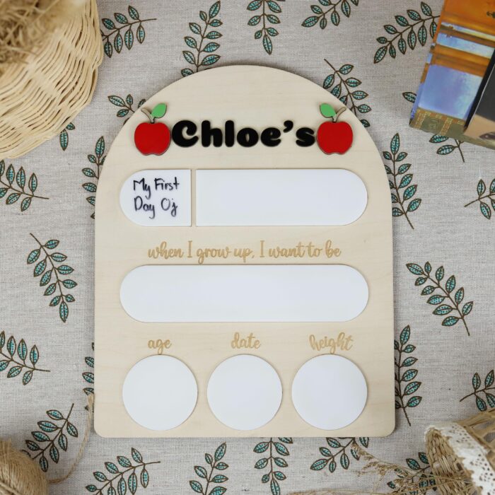 Personalized First Day of School Sign| Custom Back to School Board| First Day Sign for Kids - Image 7